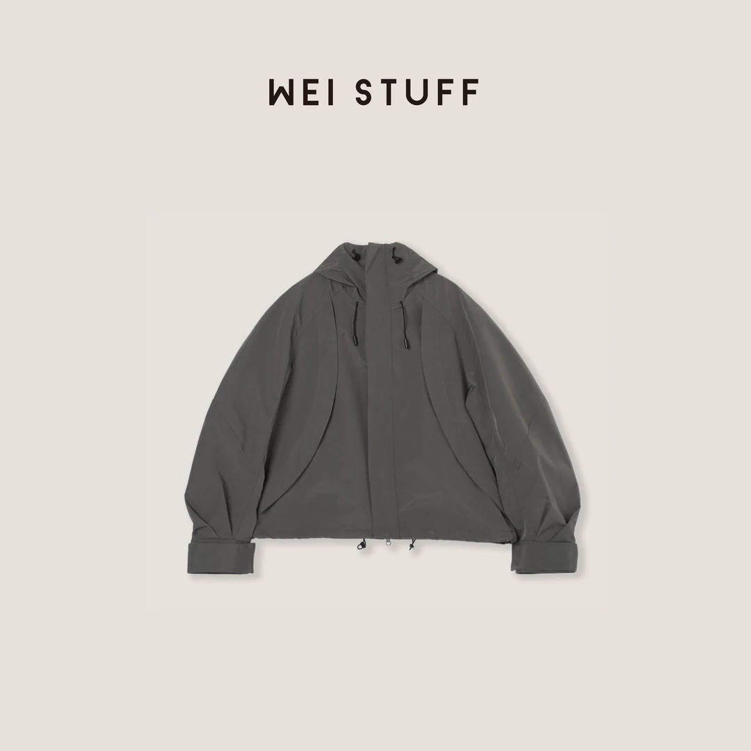 WEI STUFF  “山野雾影” 轻量化户外机能风休闲连帽外套 9738