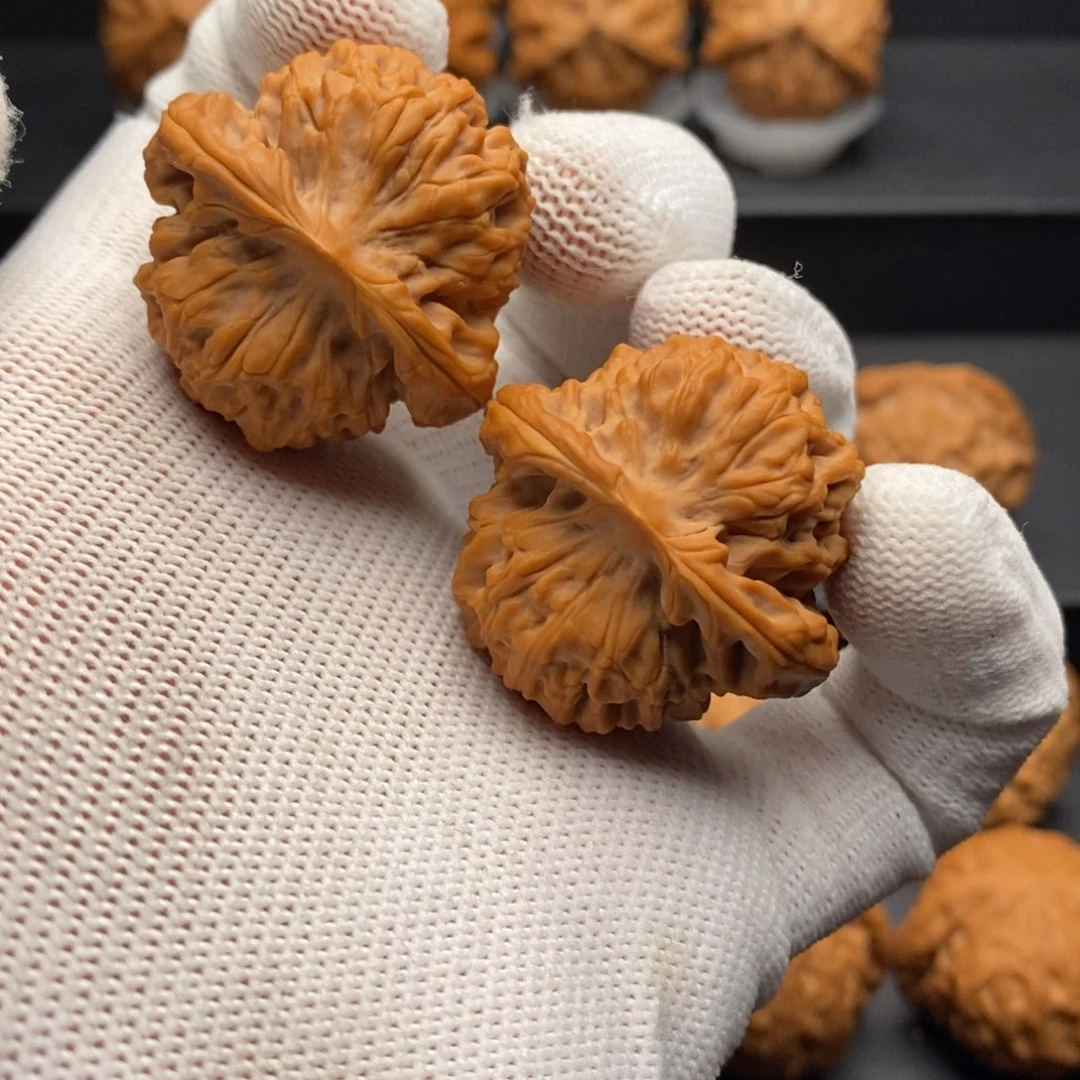 文玩核桃把件少***话35尺全品秦闷