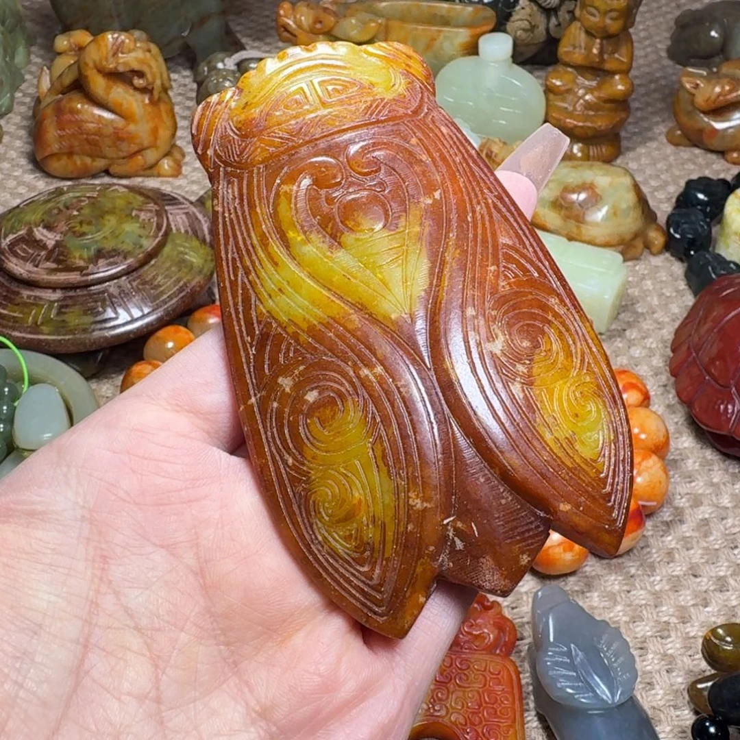 白玉菩提吊坠挂件