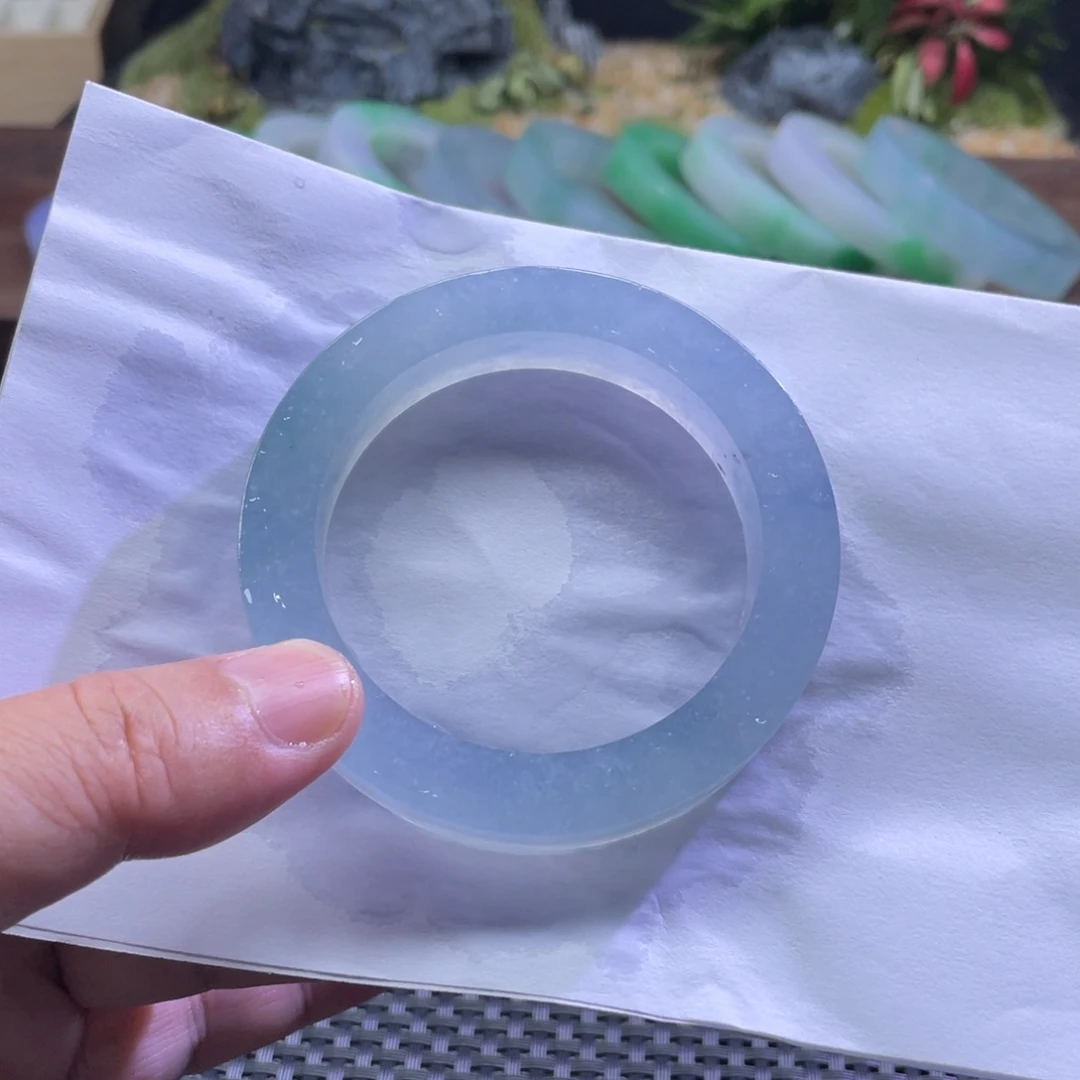 翡翠手镯未镶嵌纯天然缅甸翡翠手镯