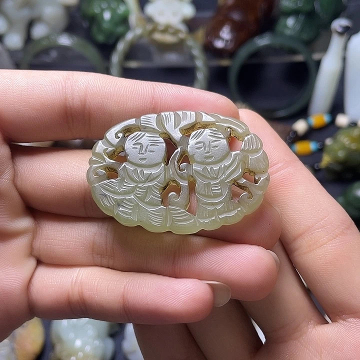 和田玉（糖玉）未镶嵌颈饰