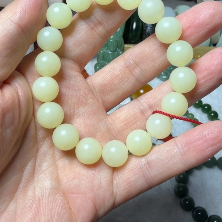 和田玉未镶嵌手串