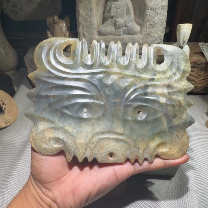 依***古和田玉（糖玉）未镶嵌挂件