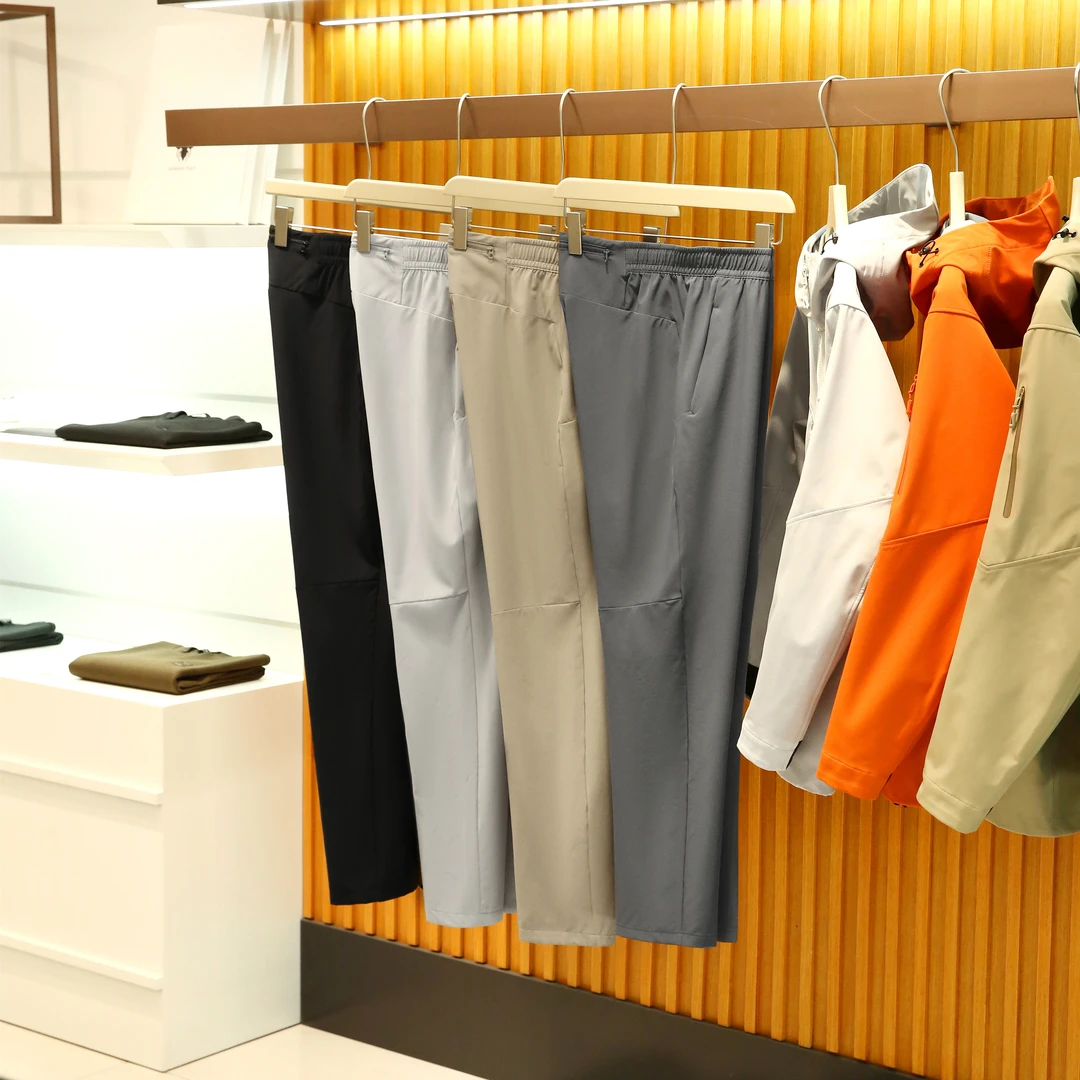 夏日干爽系！男女款3D立体剪裁户外运动徒步高弹超轻薄速干休闲裤