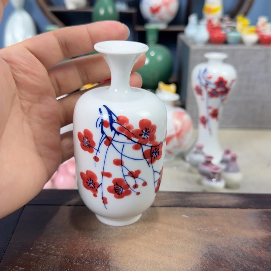 陶瓷手工小花器摆件