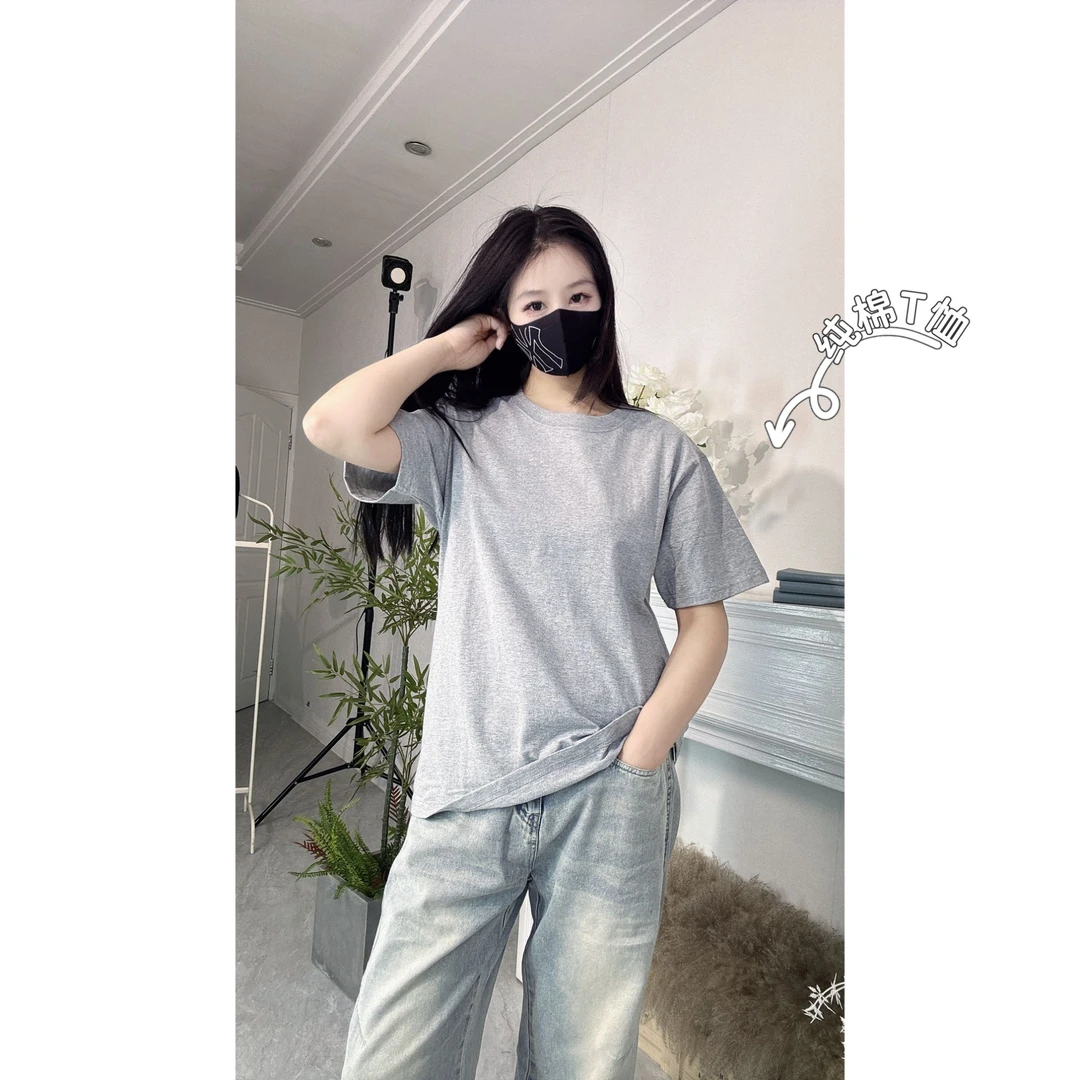 【张浪浪】福利款2025夏款270克重磅纯棉T恤基础款百搭男女短袖2701