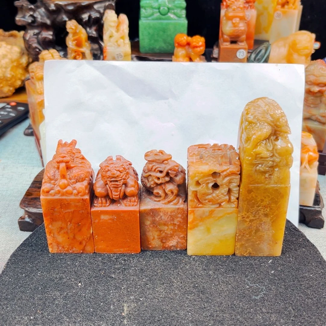 谷***️寿山石捡漏瑕疵品3*3
