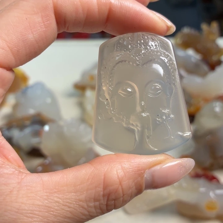 玛瑙/玉髓未镶嵌吊坠(不含链)