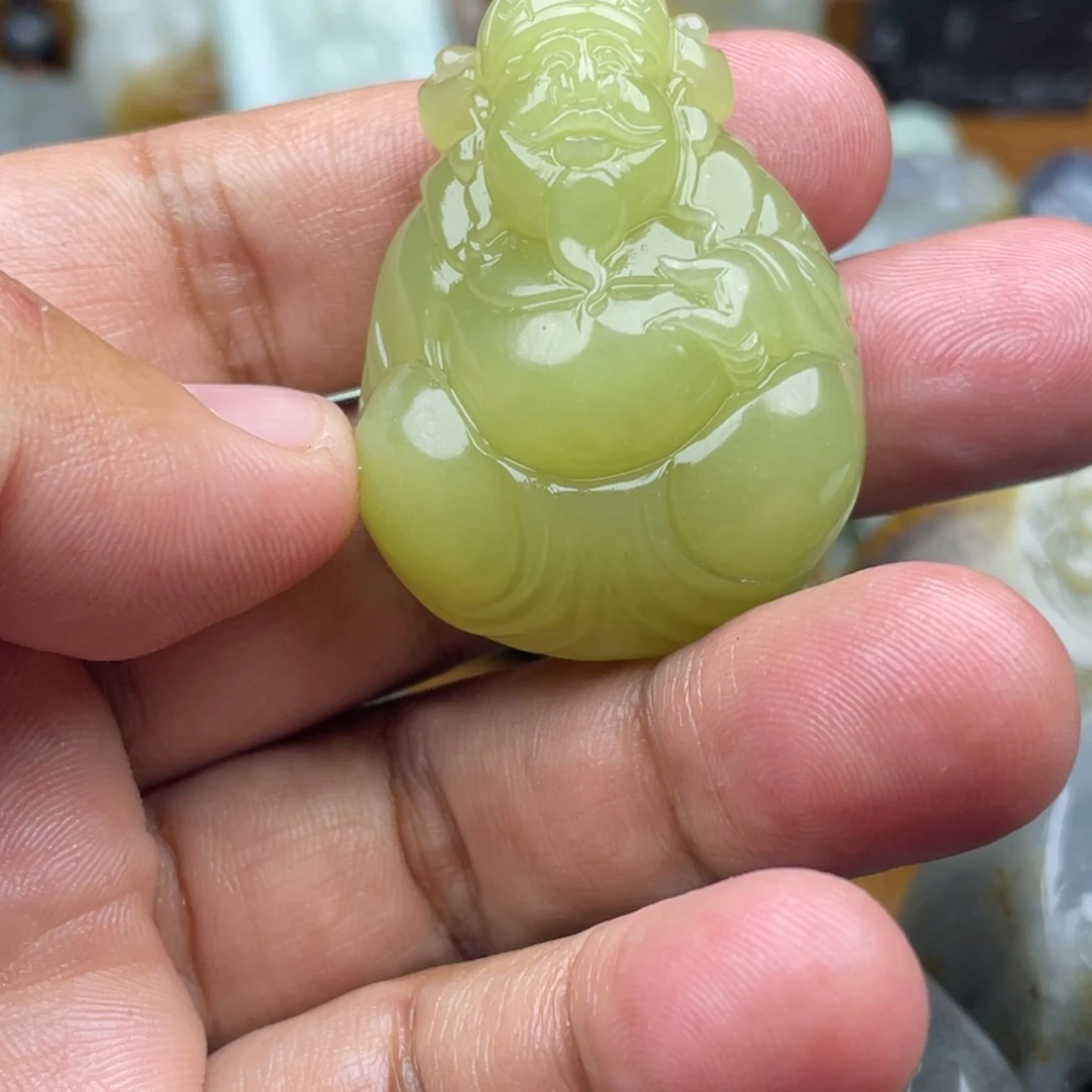 和田玉颈饰未镶嵌老***Z