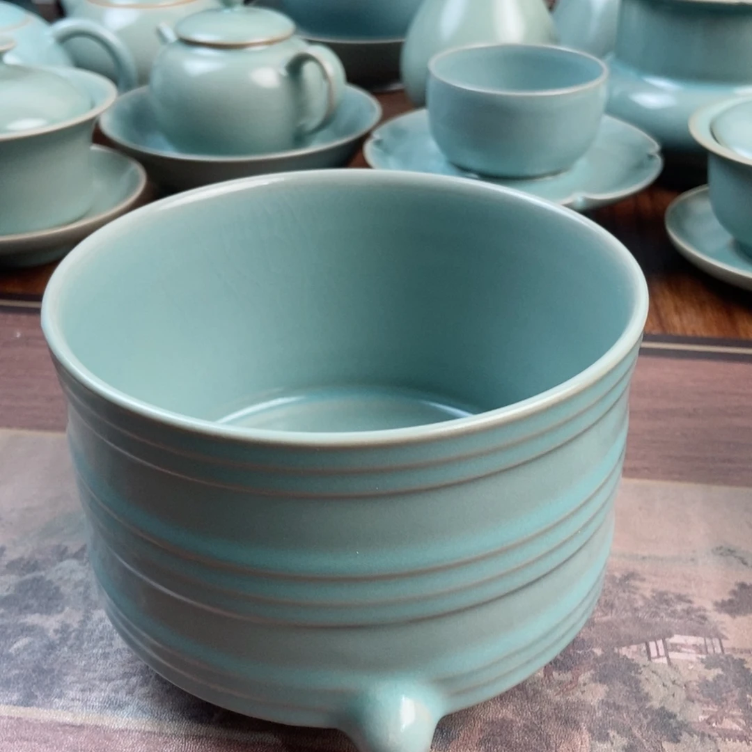 摆件原产地原矿汝瓷～茶器