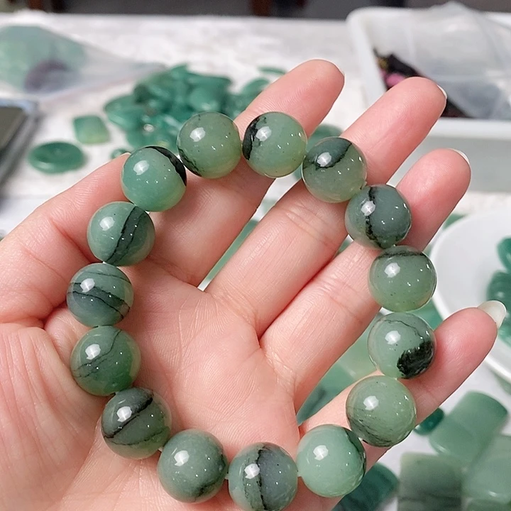 密玉（石英质玉）手链未镶嵌想*法