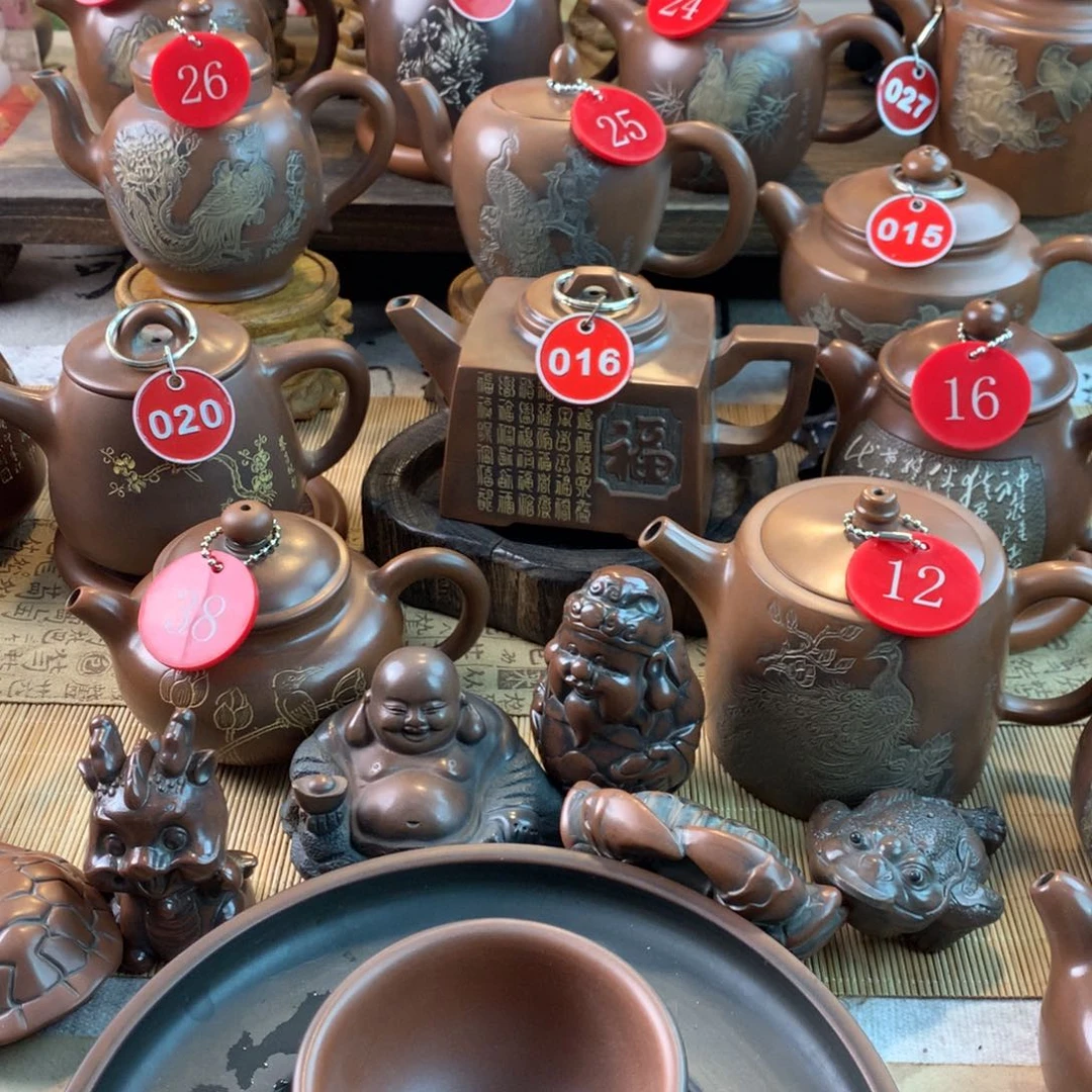 ༺**༻坭兴陶手工壶垫