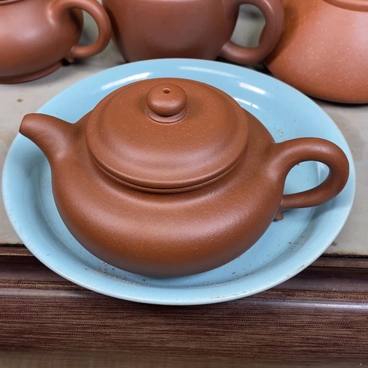紫砂茶壶翰****）宜兴紫砂壶半手工