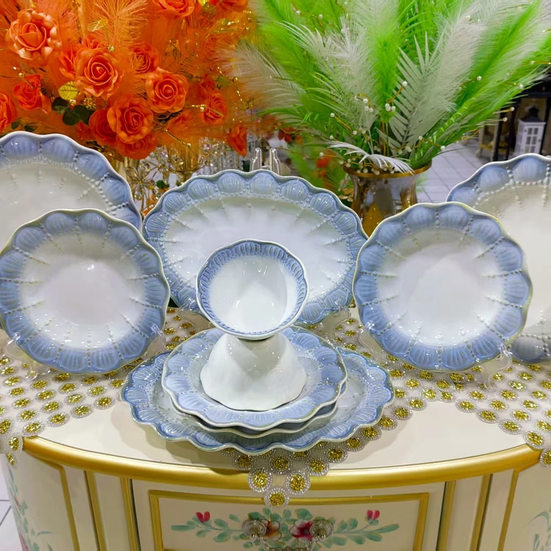 10个一套出来的西餐水果盘高档餐具碗