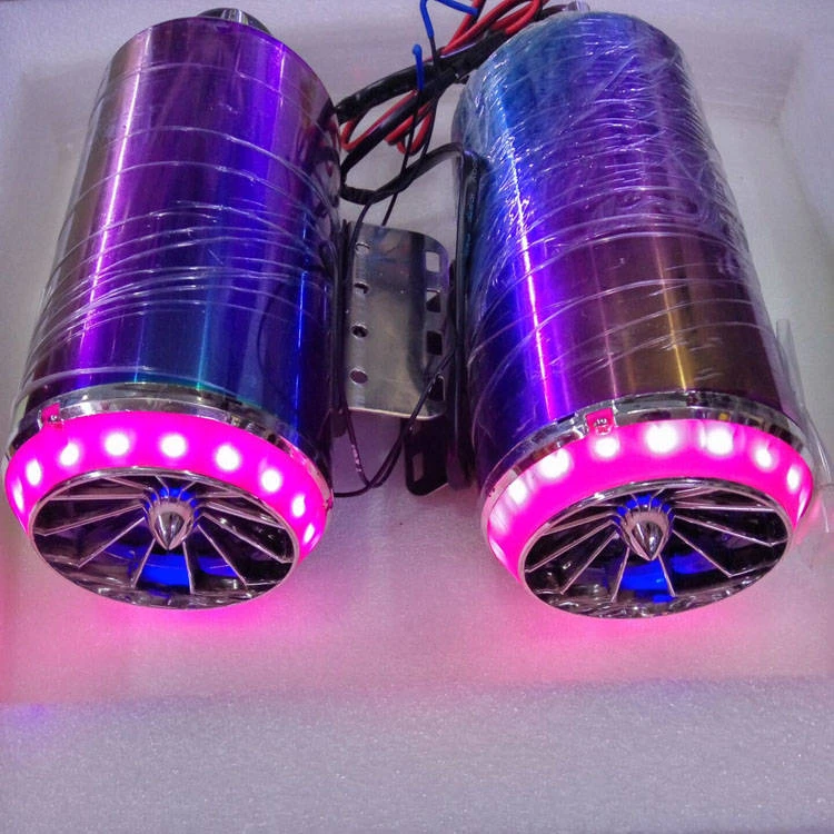 新款电动车车载蓝牙音响12低音炮小猴子电摩车载重低音喇叭播放器