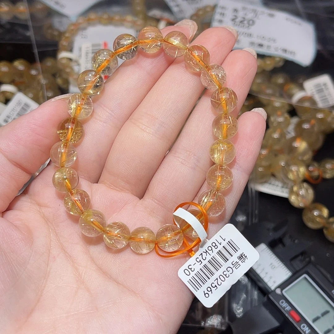 未镶嵌手串发晶暗****子卡8.5