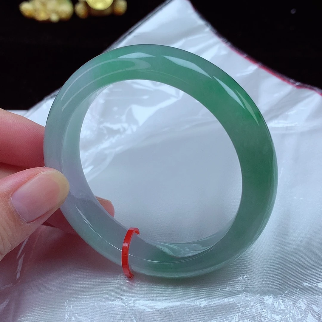 未镶嵌手镯翡翠55圈