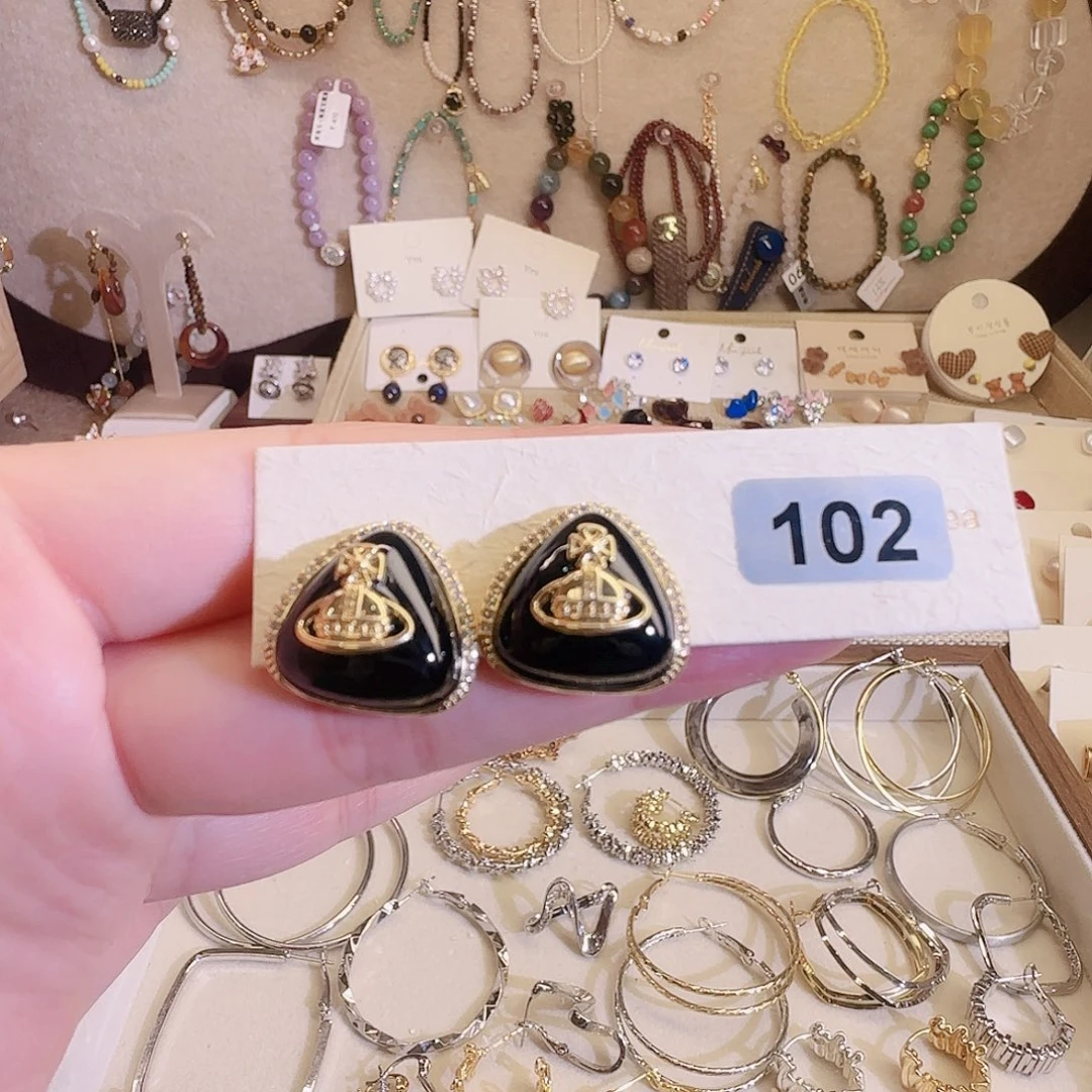 仿珍珠铜合金925银耳钉