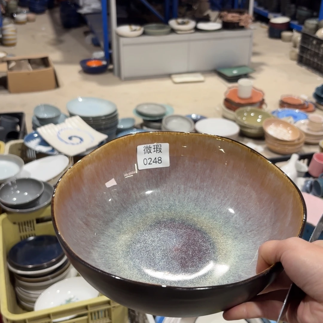 陶瓷0248 微瑕陶瓷餐具1个