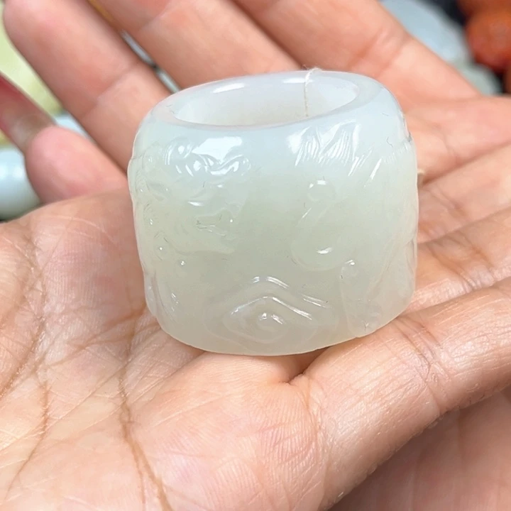 和田玉未镶嵌挂件小*