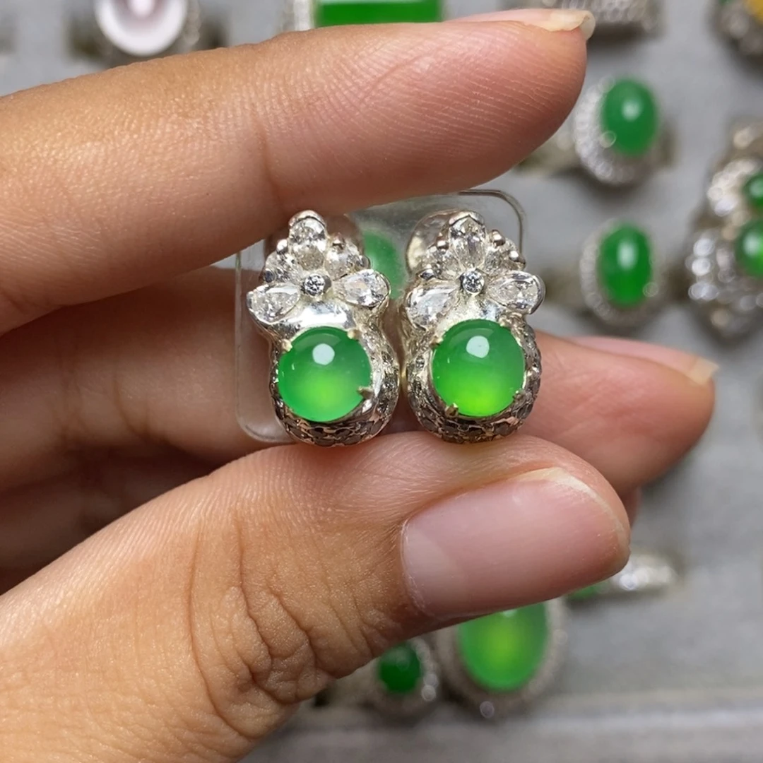 定制翡翠未镶嵌缅甸天然翡翠a货