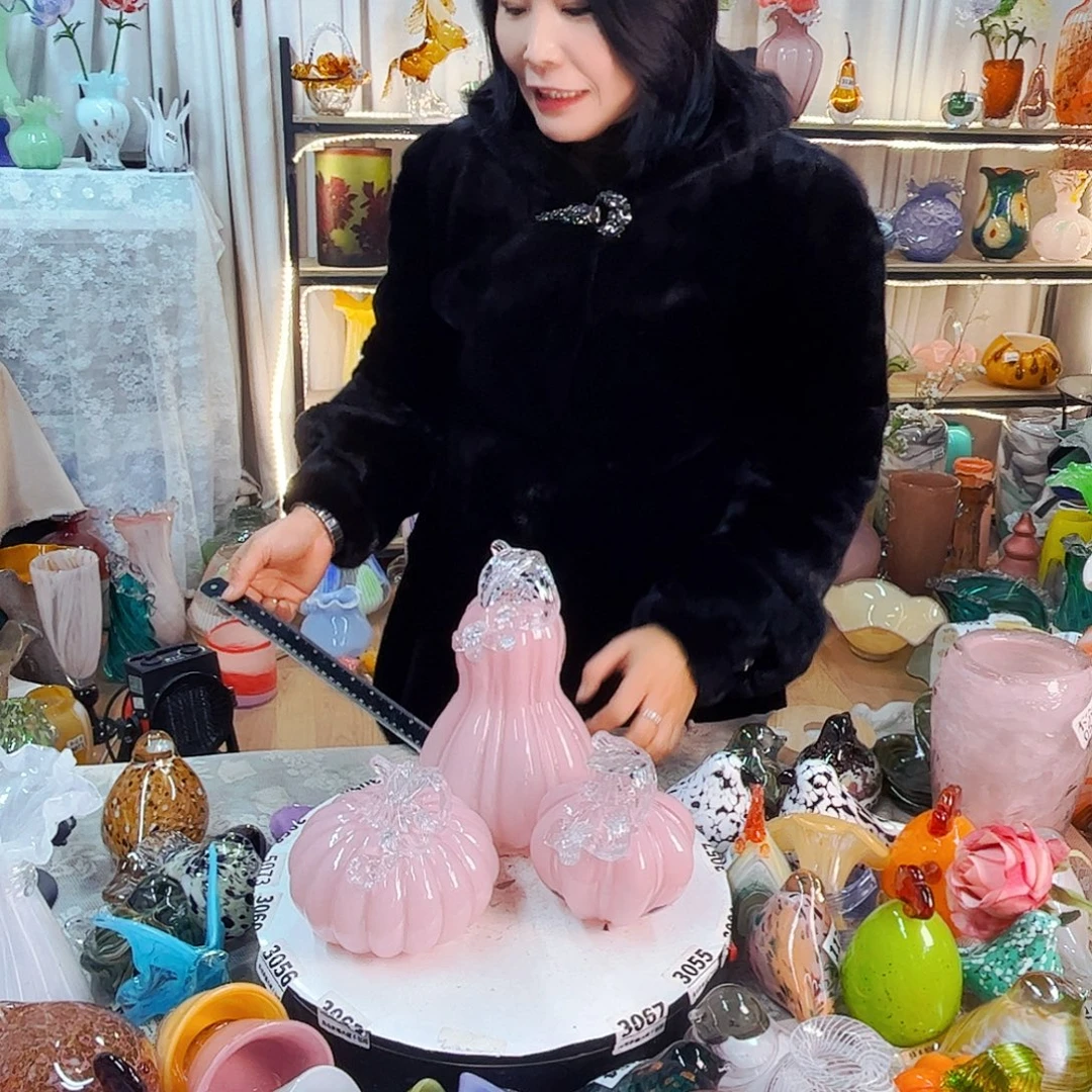 3个葫芦家悦美居琉璃摆件