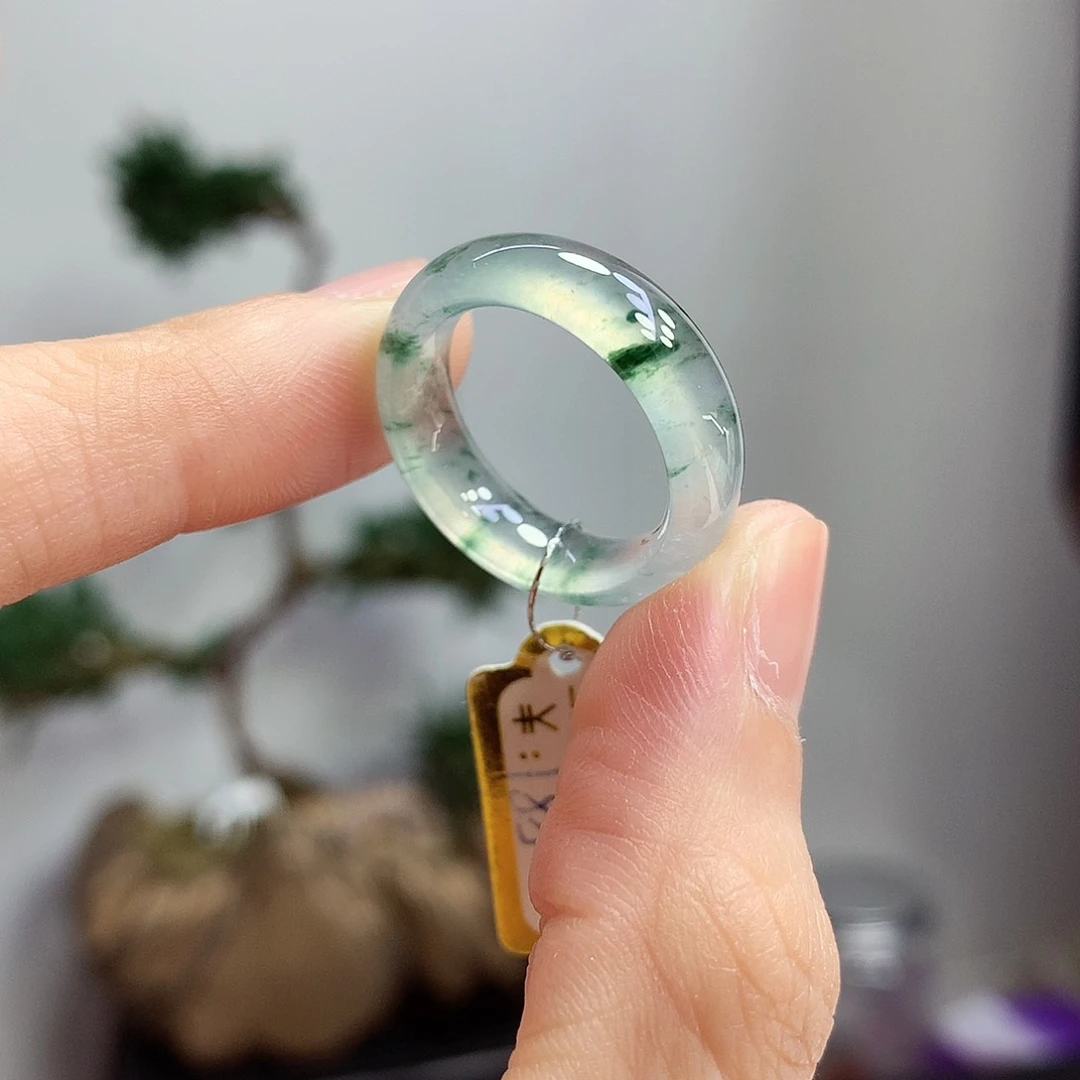 翡翠戒指未镶嵌13-14号