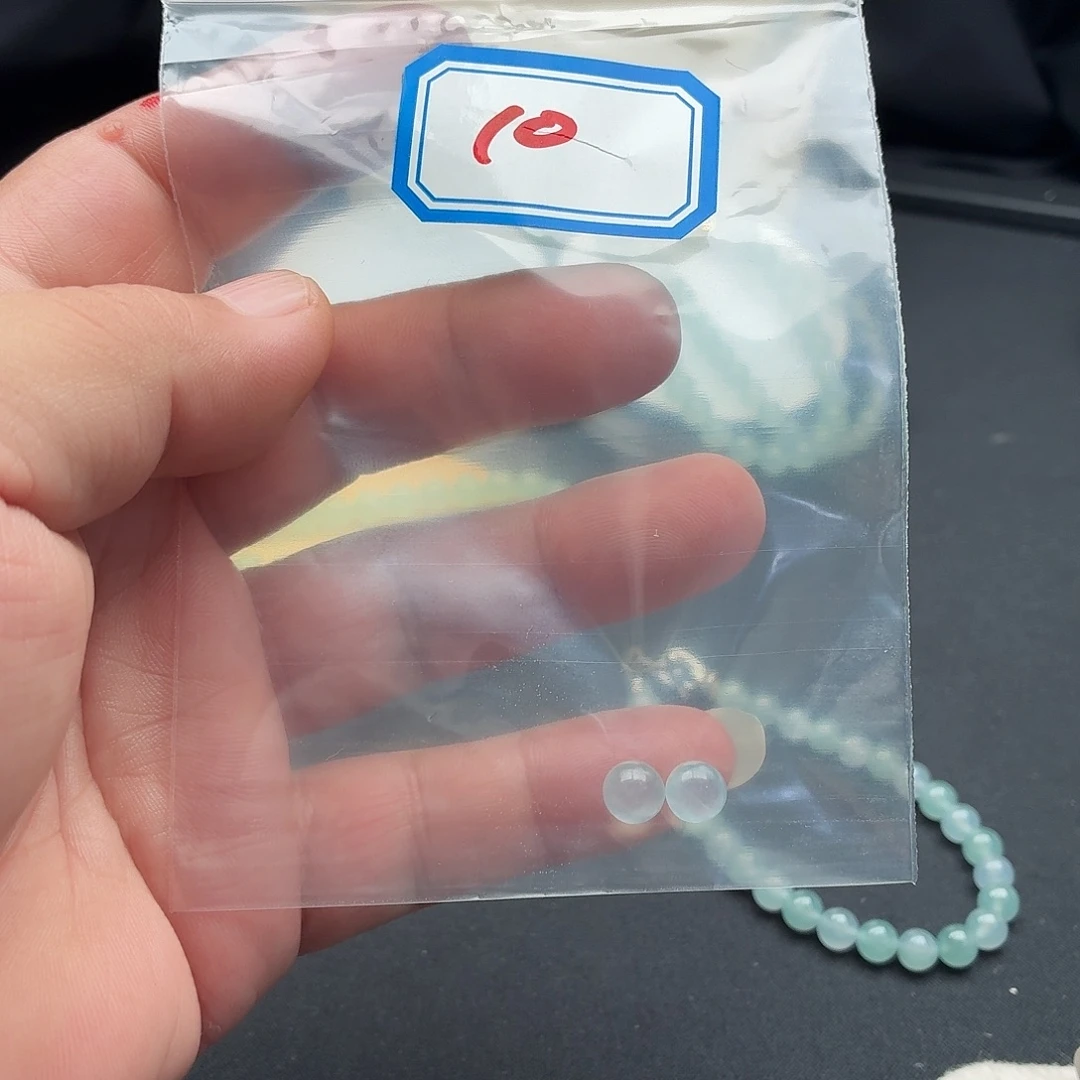 定制翡翠未镶嵌翡翠珠链