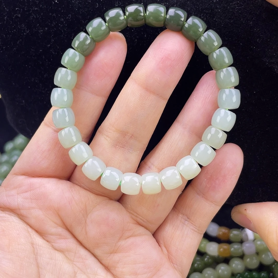 和田玉未镶嵌手链