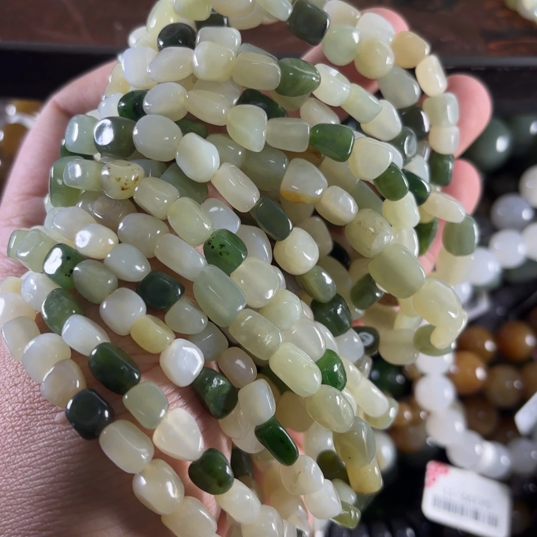 和田玉手链未镶嵌W随机发一