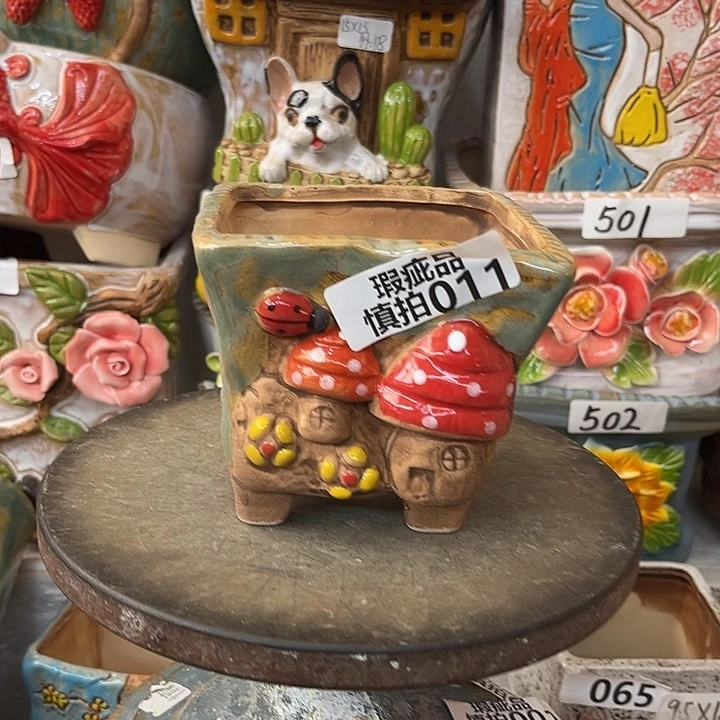 粗陶材质多肉花盆011