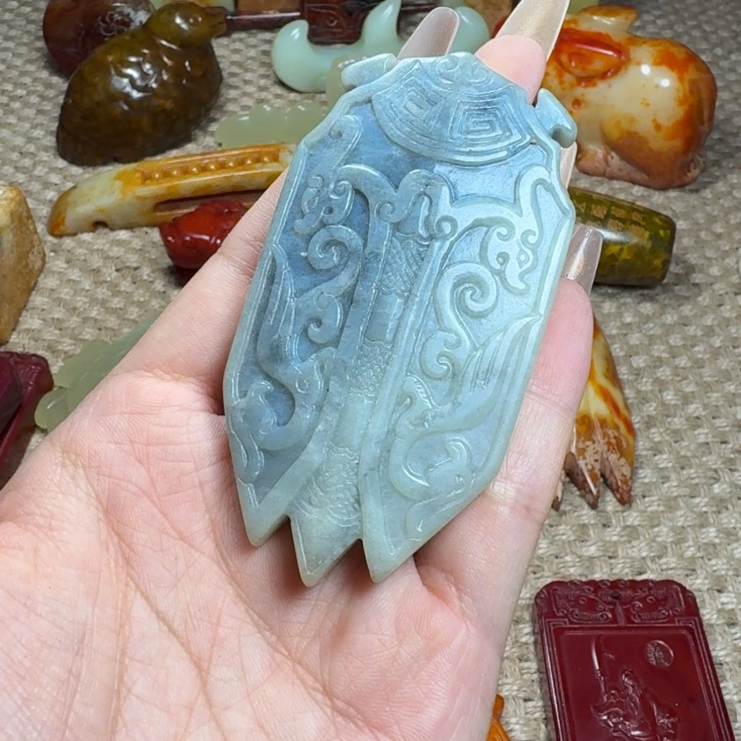 吊坠白玉菩提挂件