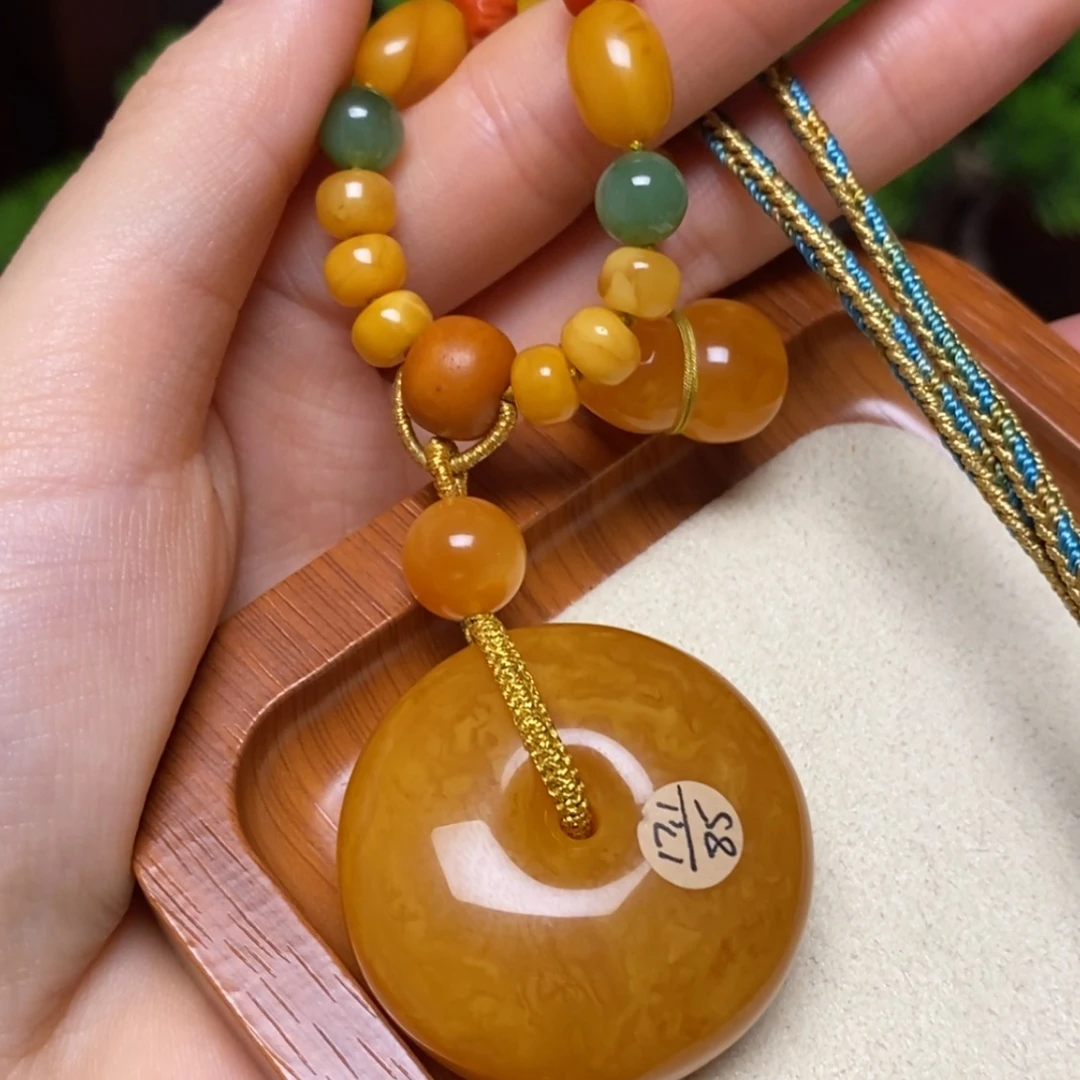 【闪购商品】蜜蜡颈饰未镶嵌项链