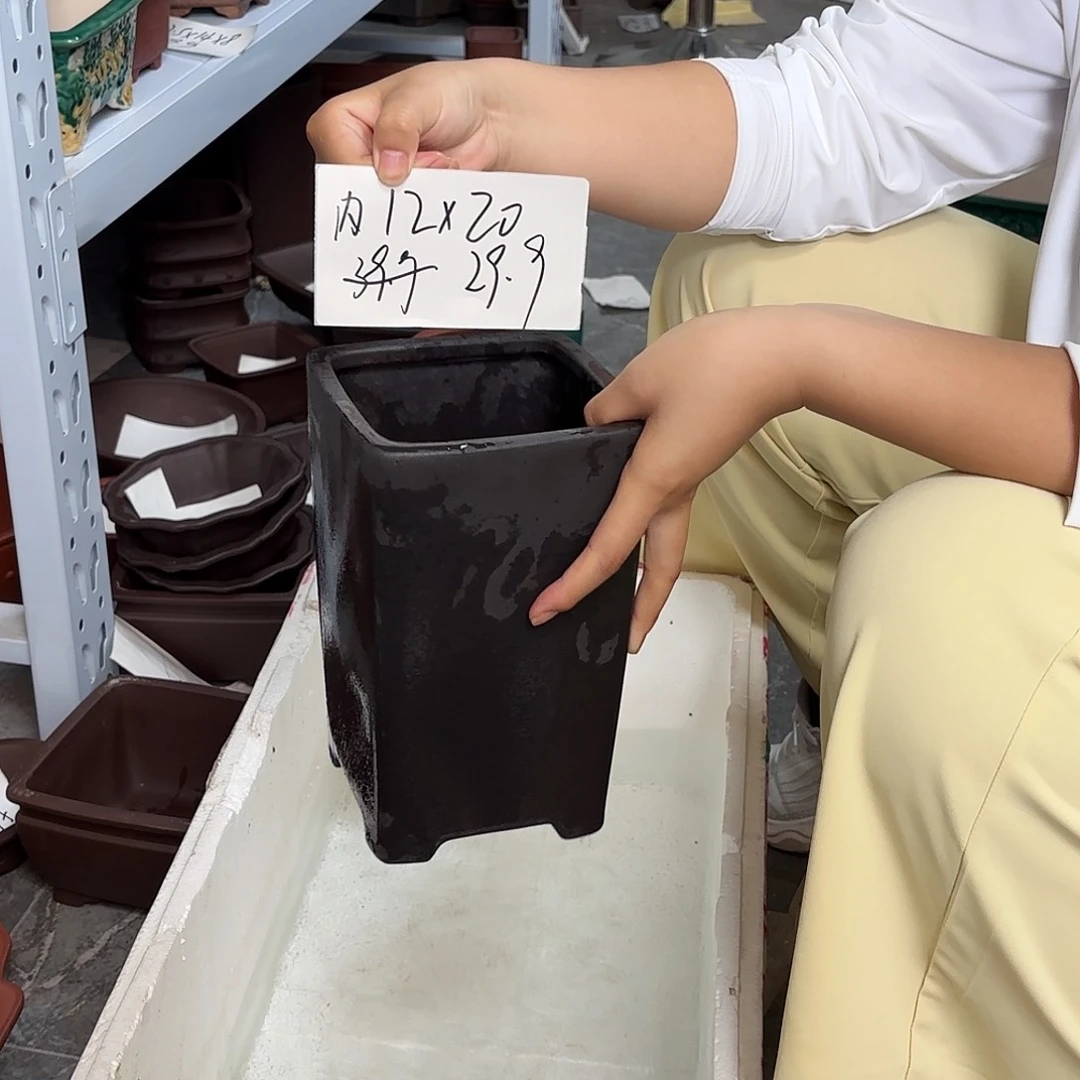 紫砂花盆宜兴紫荆