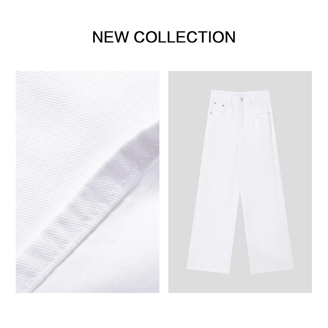 【静秋专属】K1F36096B 磨白设计牛仔裤，塑形显瘦