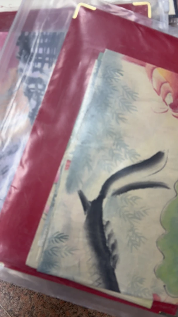 通用中堂竖版画画心