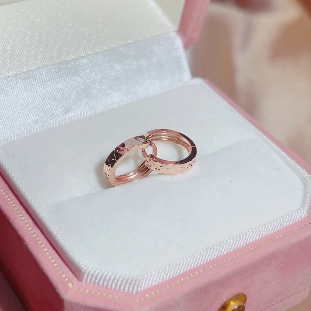 18k金耳饰（碎冰冰款）