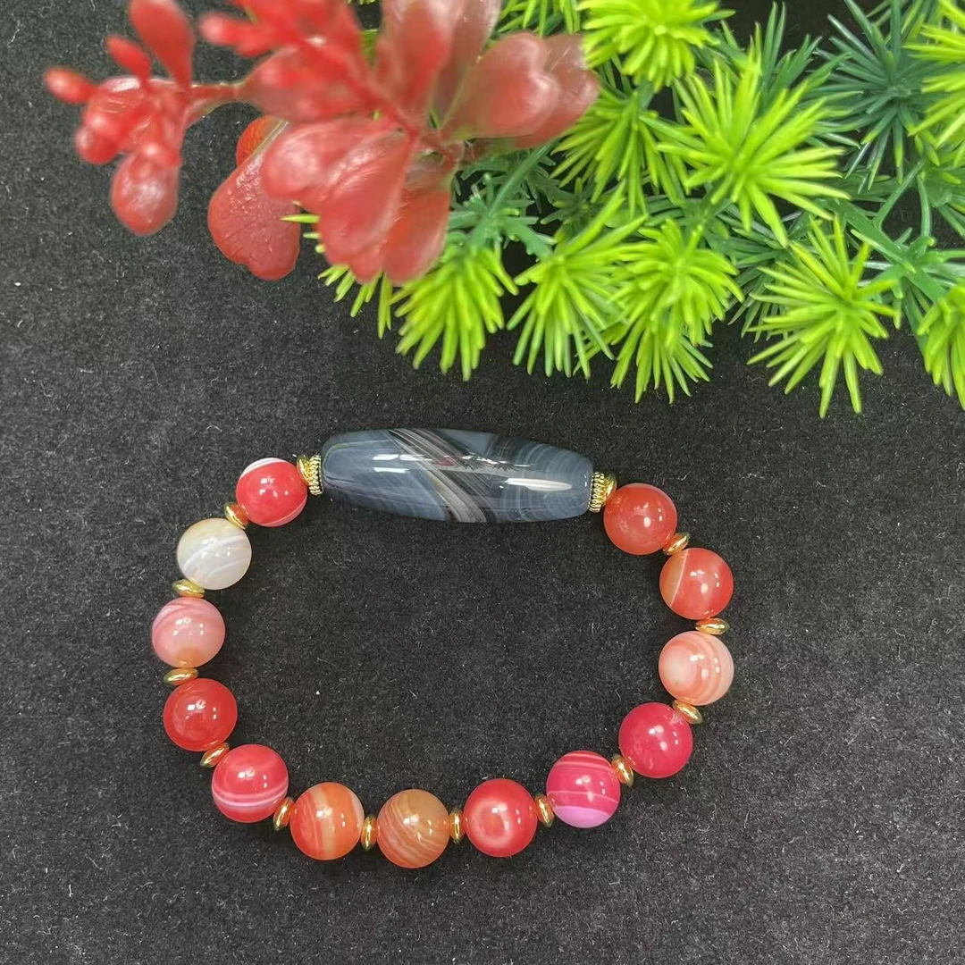 【福小满】TC99072 福小满 红灵参diy手串（多样性发其一）