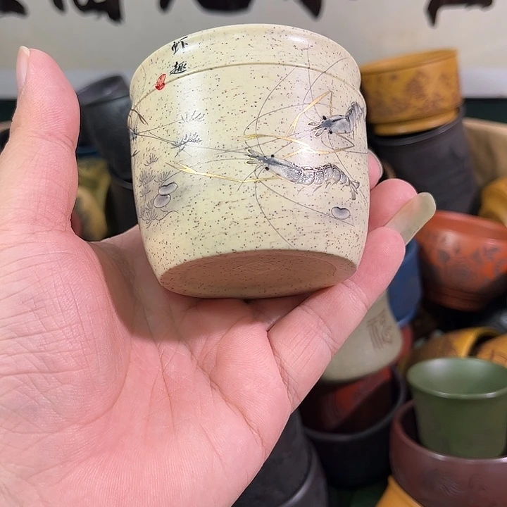 茶杯紫砂全手工紫砂主人杯