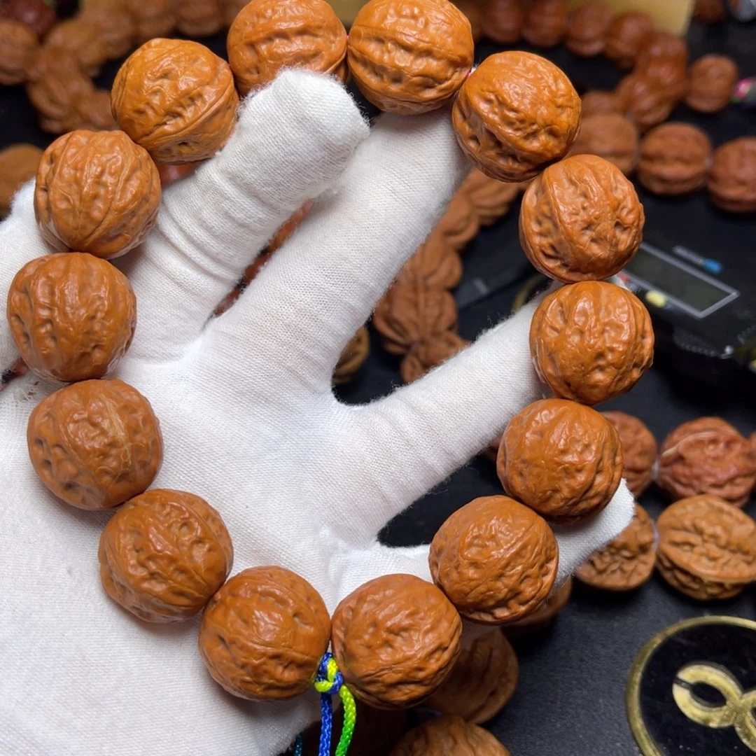文玩核桃手串粗筋圆籽手串