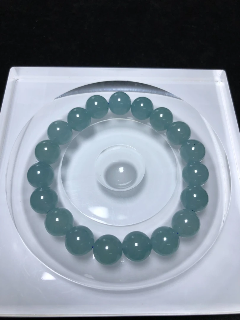 032-精品蓝水手串10+