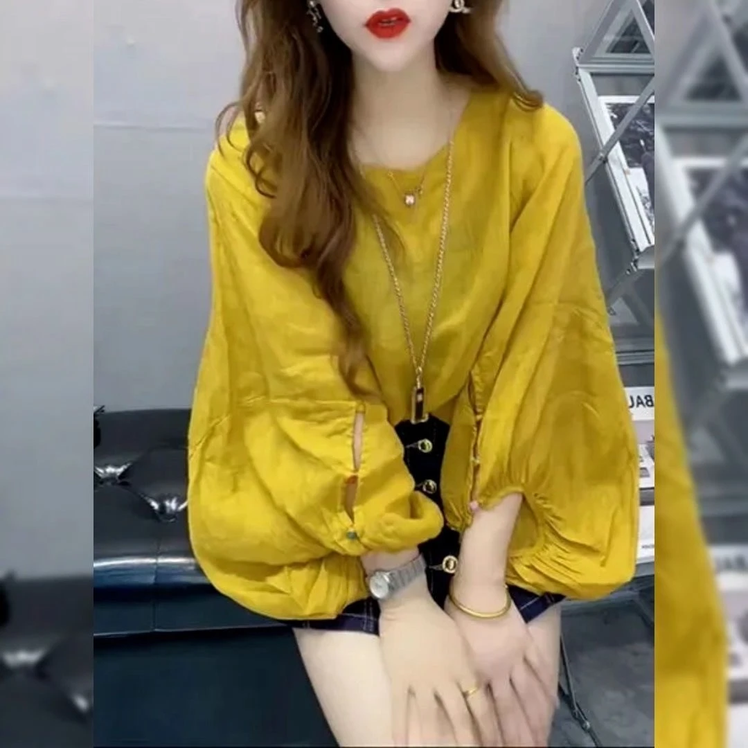 衬衫意大利尾货精致潮流衬衣精致外单潮流光风夏季宽松大码女衬衣