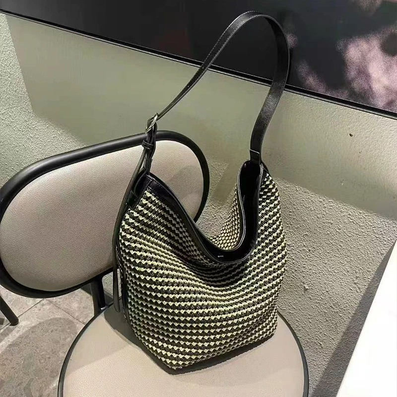 ZUOXIAOQI编织斜挎包QQ（长22/高86/宽20）