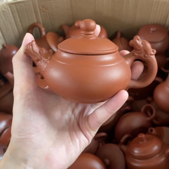茶壶紫砂紫砂茶壶紫砂壶120毫升瑕疵建议勿拍