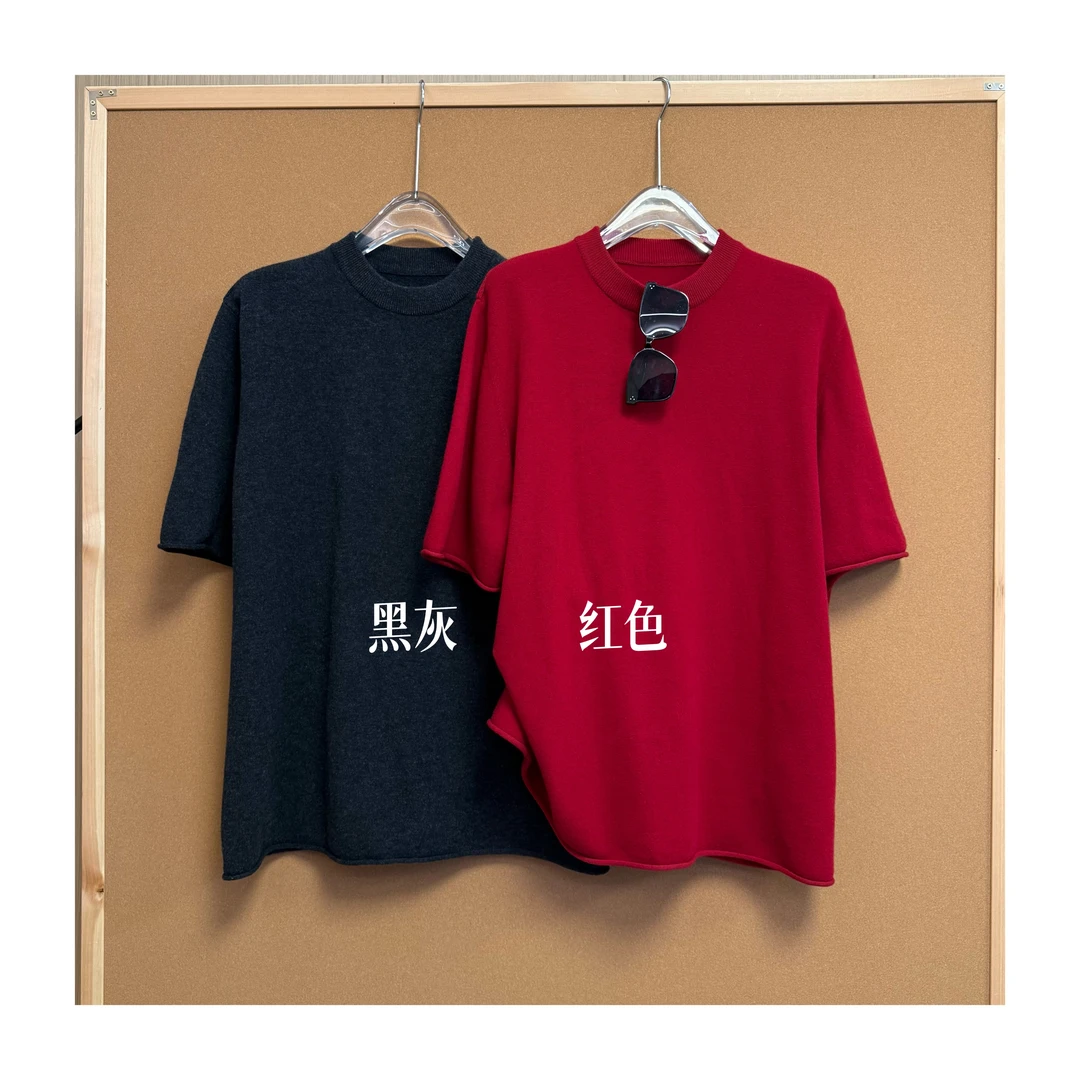 LIBUER | 【欧货】秋冬NEW/宽松欧版绵羊毛圆领短袖