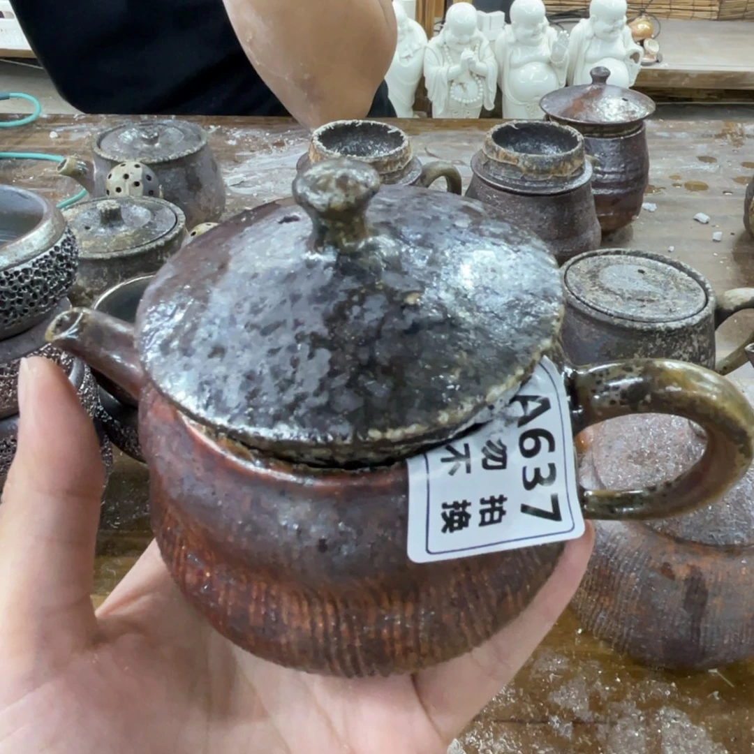 做***己茶壶柴烧柴烧茶壶瑕