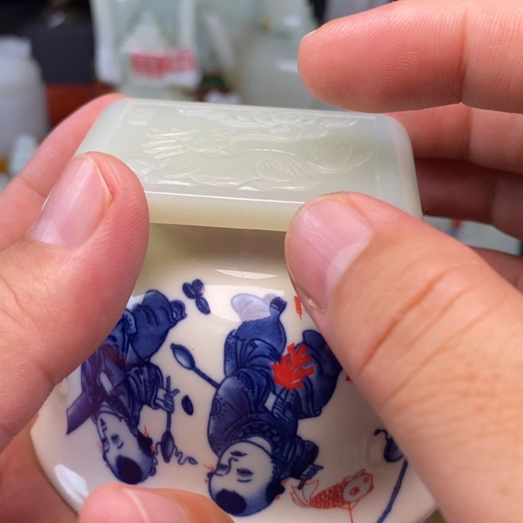 k***0摆件青花瓷茶杯一个墨床