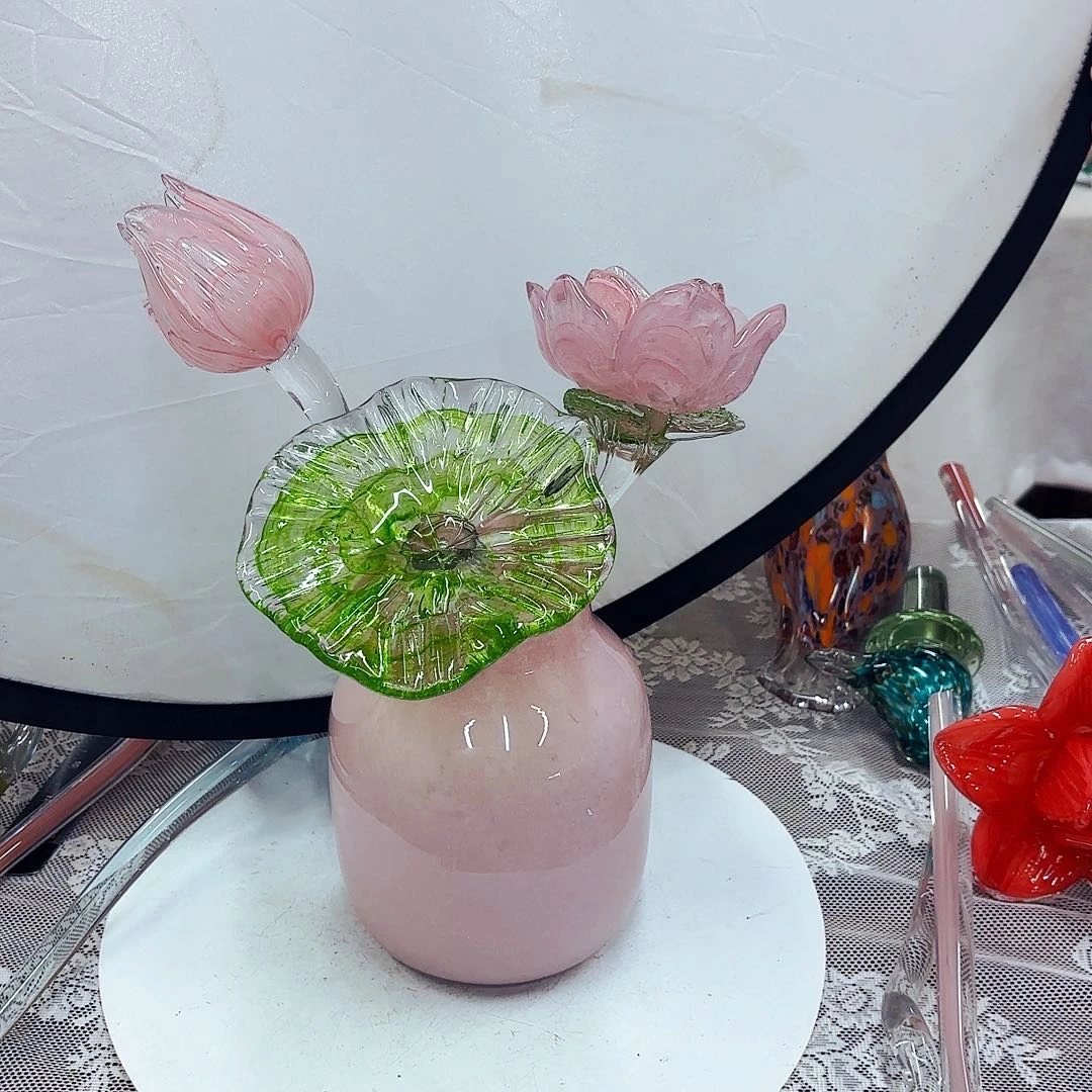 2瑕，荷叶全加1瓶安妮家花瓶花器摆件