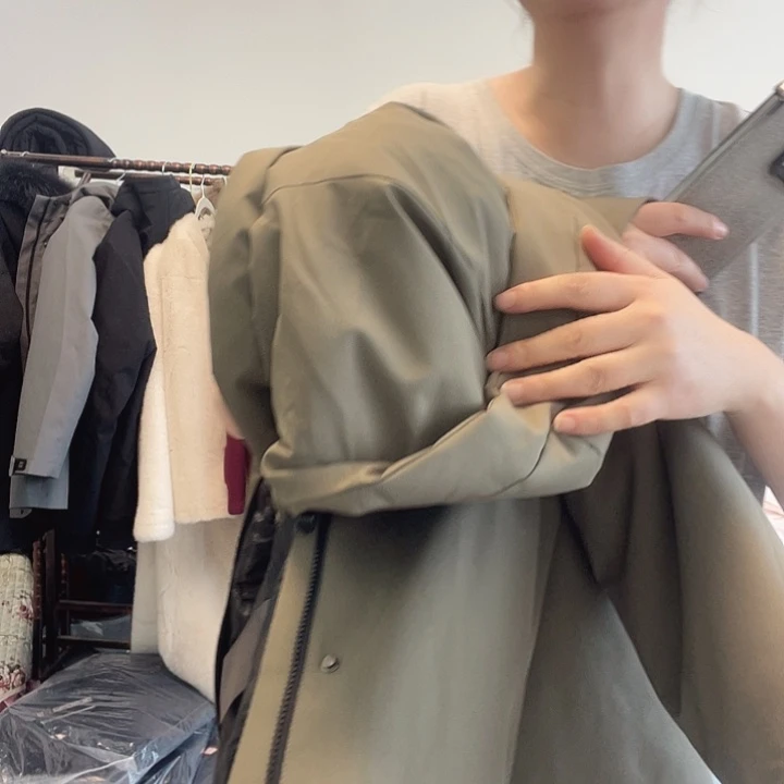 山羊毛羊羔毛派克