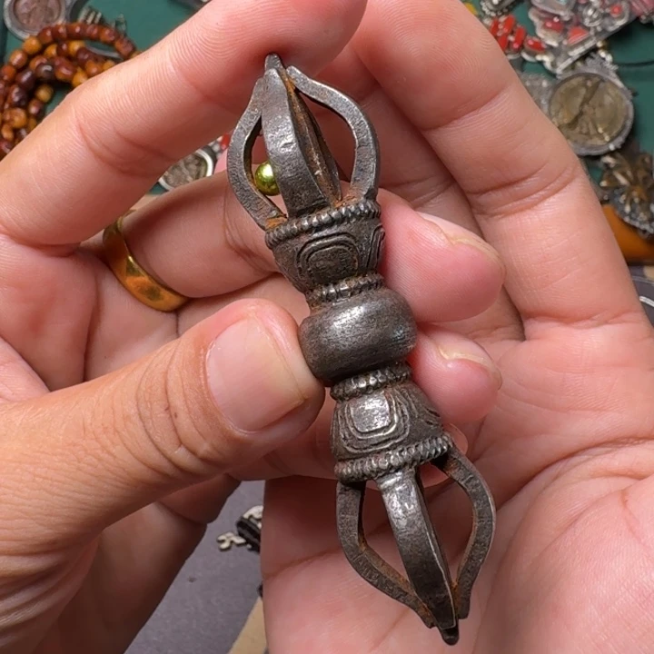 铜铁合金类铜菩提吊坠项链锁骨